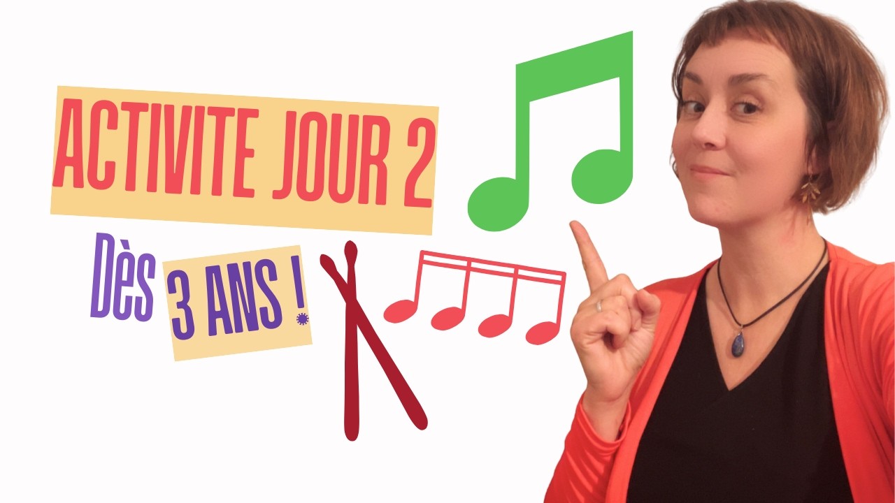 Jour 2 : Suites rythmiques en famille (noires, croches, doubles-croches) | 10 jours 10 activités