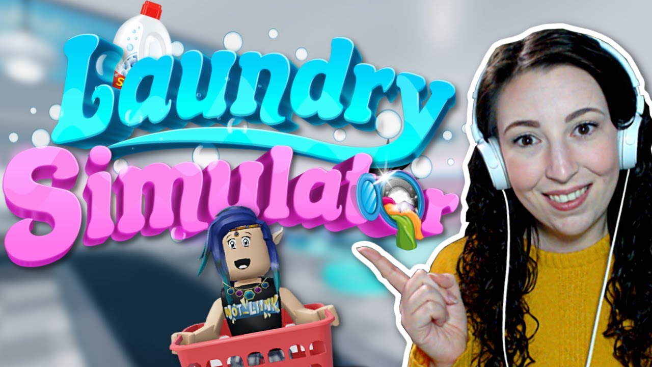*Cleaning is FUN* in the NEW Roblox LAUNDRY SIMULATOR!!
