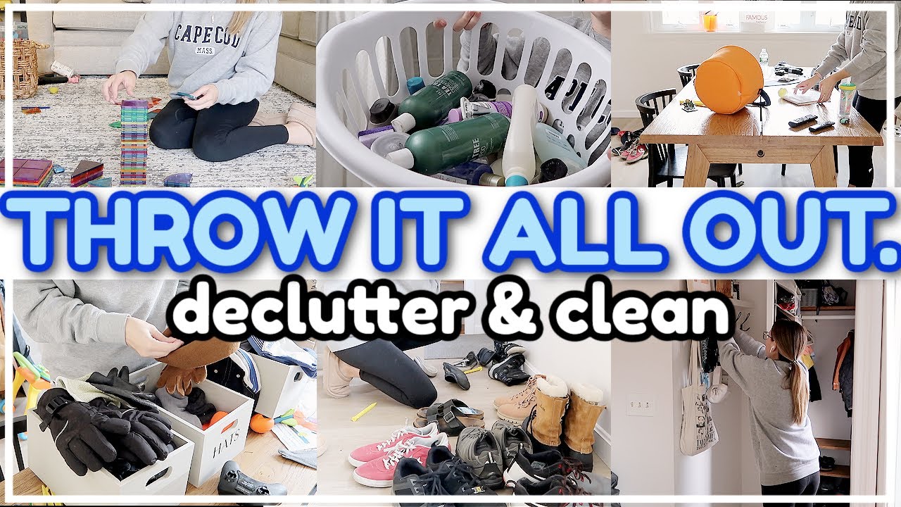 MASSIVE DECLUTTER / MESSY TO MINIMAL KONMARI DECLUTTER 2023 / CLEAN & DECLUTTER  EXTREME MOTIVATION