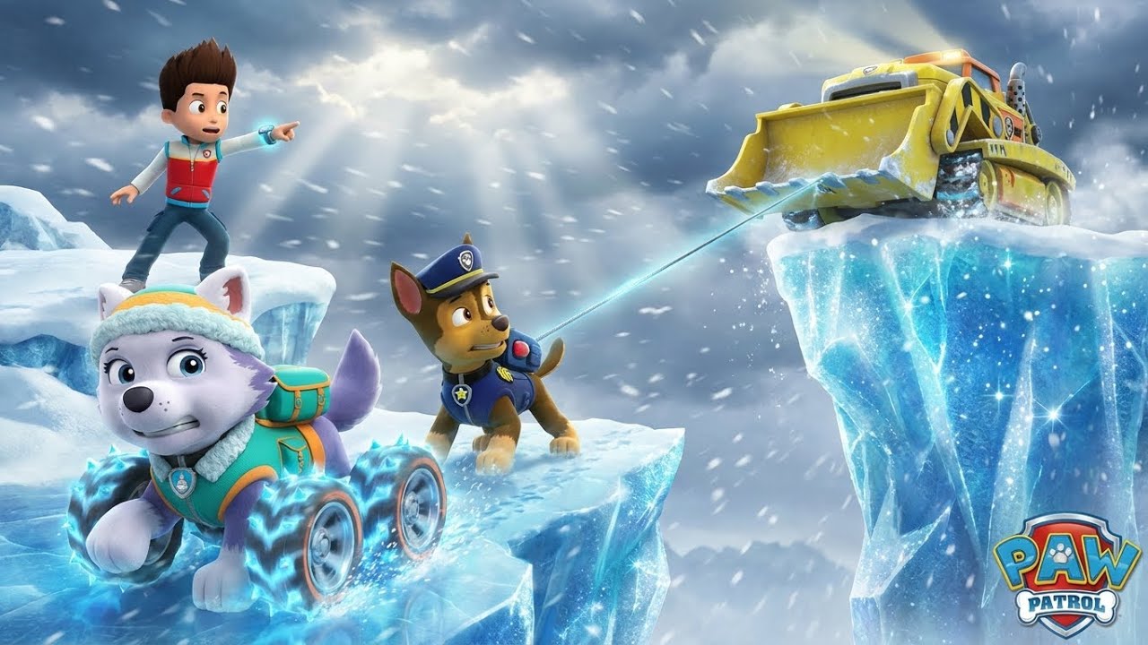 PAW Patrol: ¡Rescate en las Ruedas y el Ancla del Abismo Ártico! ❄️🛞 | ¡Everest y Chase al Rescate