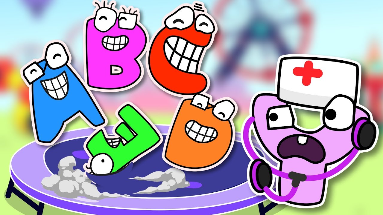 Five Little Alphabets Song - ABC Lore | 2D Billions Kids Songs