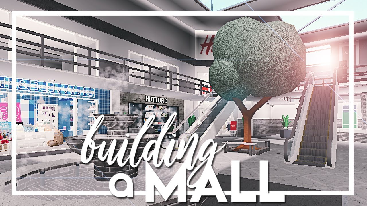 Welcome to Bloxburg: BUILDING A MALL | Finishing the First Floor | Part 4