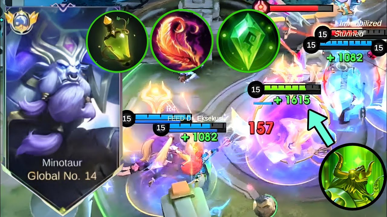 MINOTAUR 1K HEAL MAGE BUILD IS BACK!! (MY TEAM UNDERESTIMATE MY BUILD 😭)