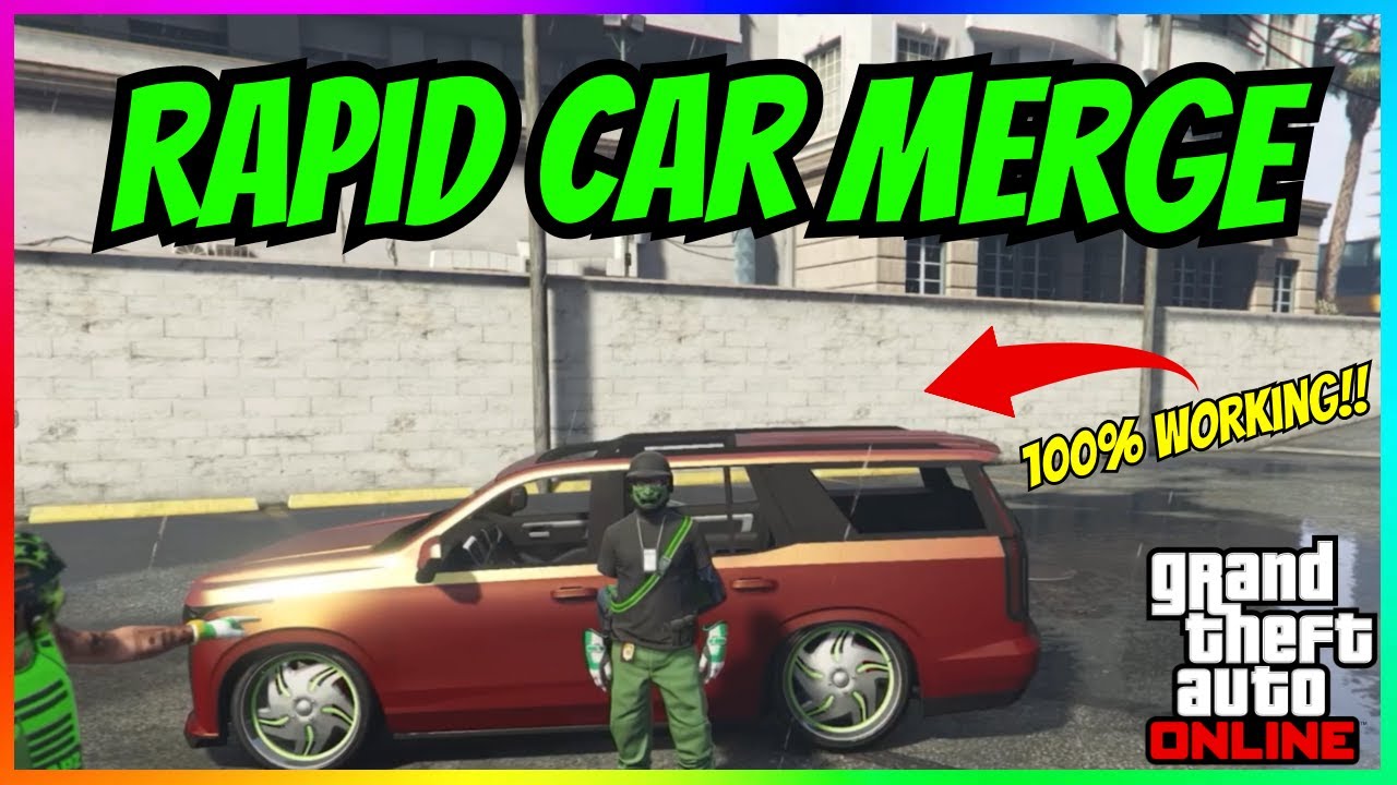Rapid Car Merge Glitch GTA 5 Online 🔥 F1/Benny Wheels On ANY Car!!