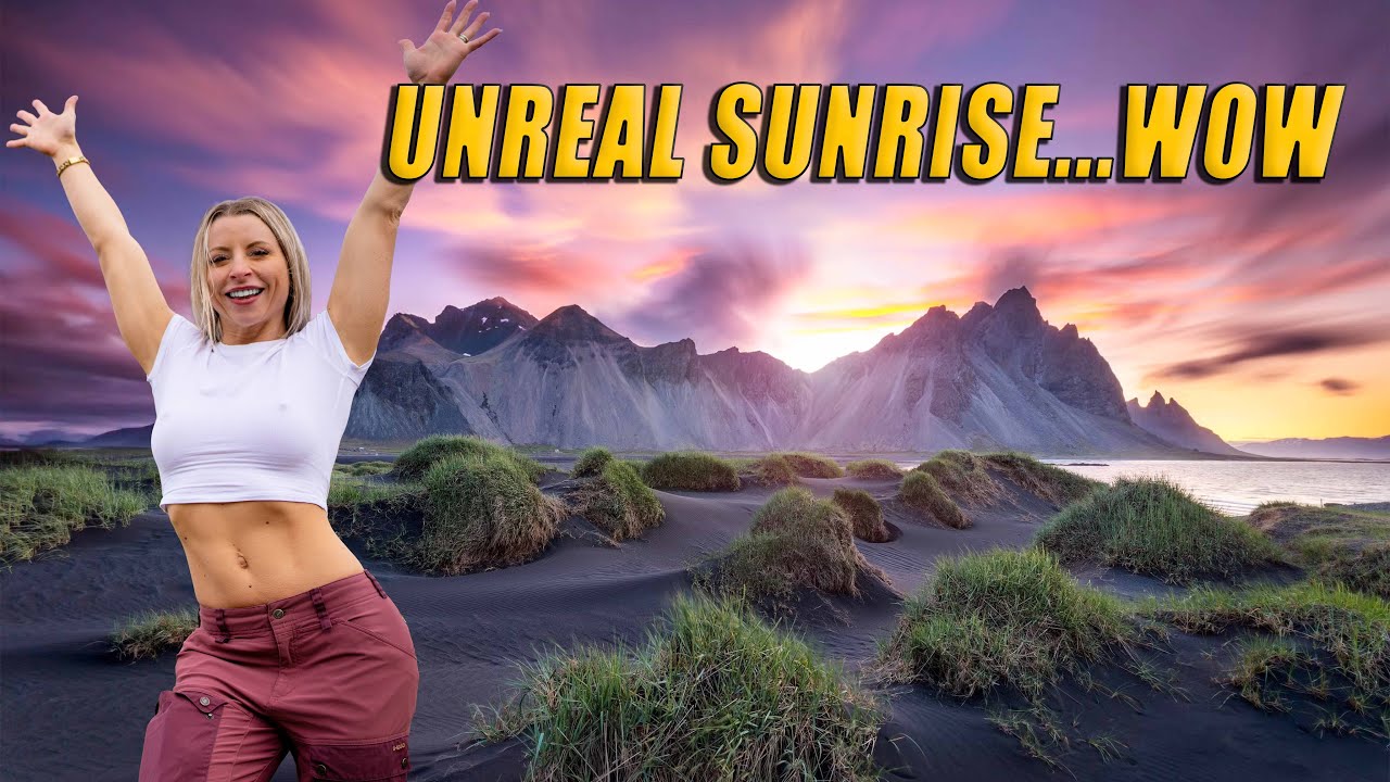 The Most Unreal Sunrise in Iceland 🌅 | Vestrahorn Magic