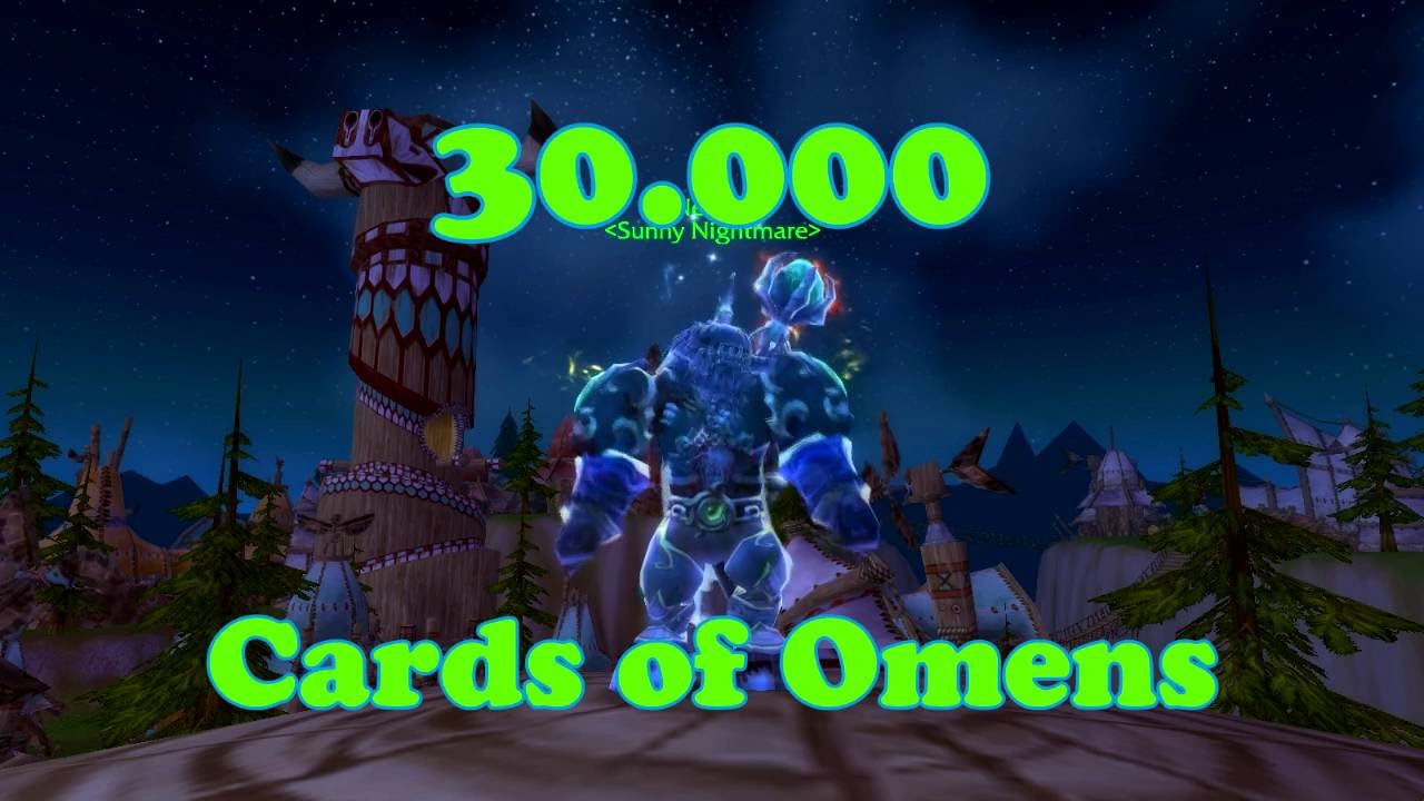 WoW 7.0.3 Flipping 30.000+ Cards of Omens for profit