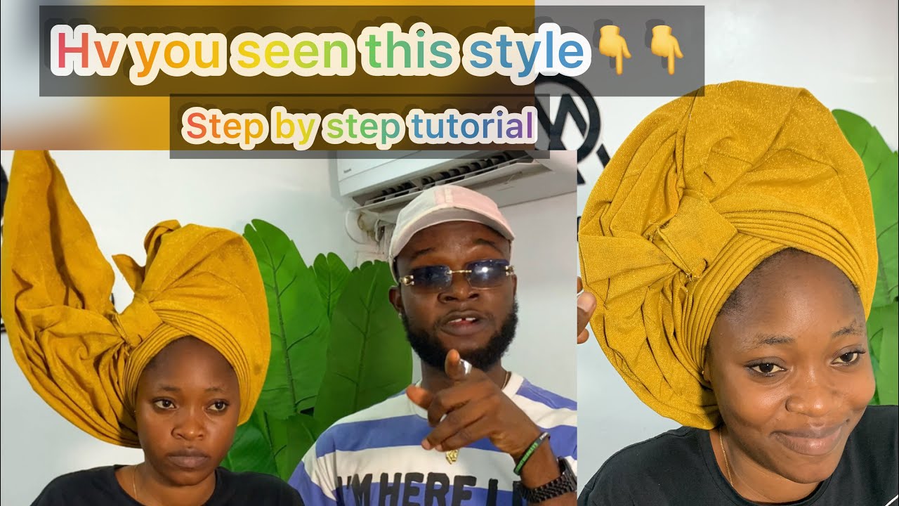 Side knot unconventional gele style tutorial 💃🏻💃🏻💃🏻💃🏻 pls watch, comment, share n practice