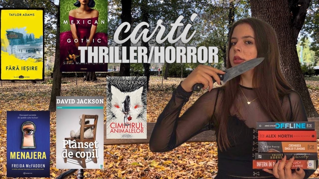 RECOMANDĂRI DE CĂRȚI THRILLER/HORROR. Ce să citești în această perioadă 🤫 #thriller  #recomandari