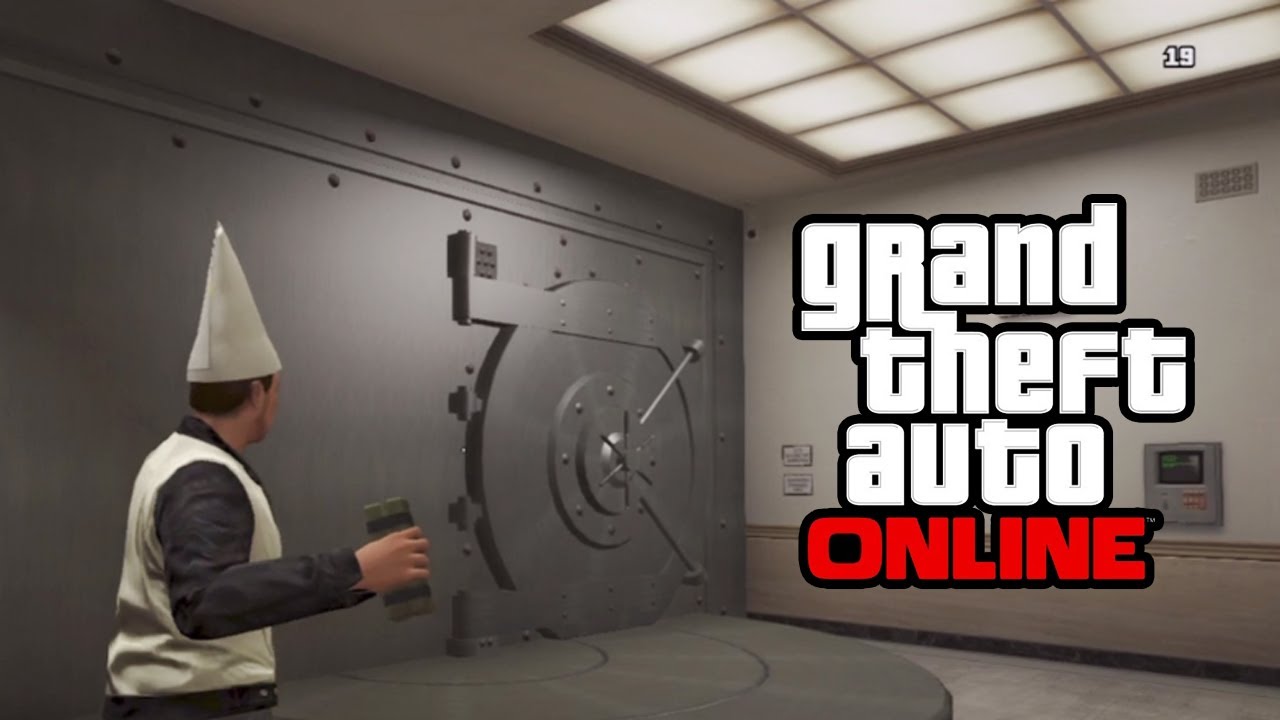 GTA 5 Online - Secret Bank Vault! GTA Online Glitch! (GTA V Online Multiplayer)