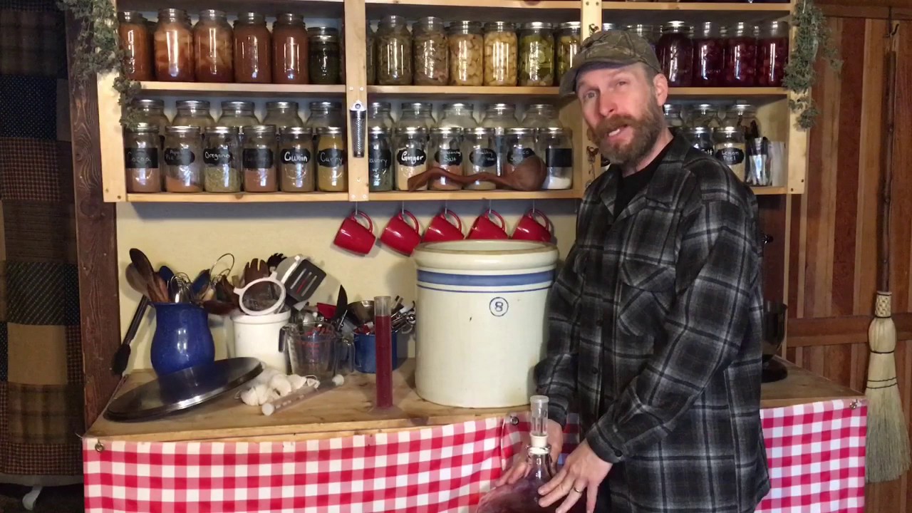 Вино из дикой ферментированной бузины, часть 3