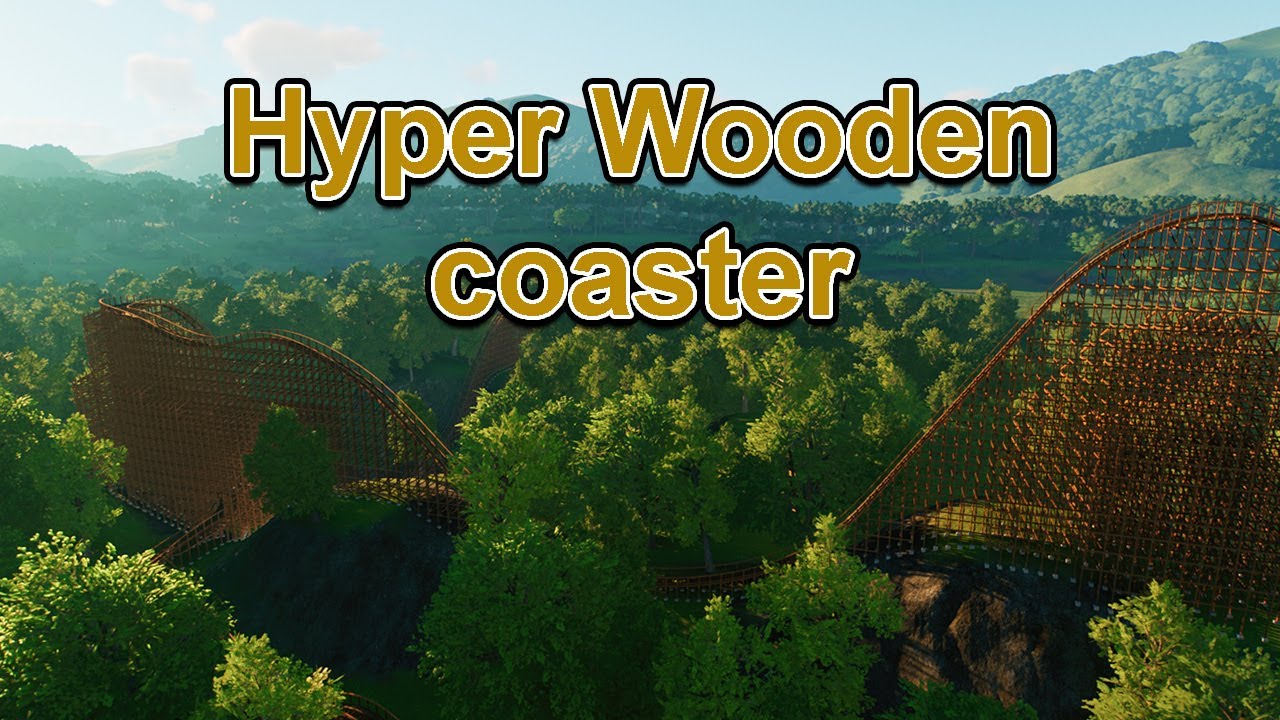 200Ft Wooden Terrain Hyper Coaster (Planet Coaster 2)