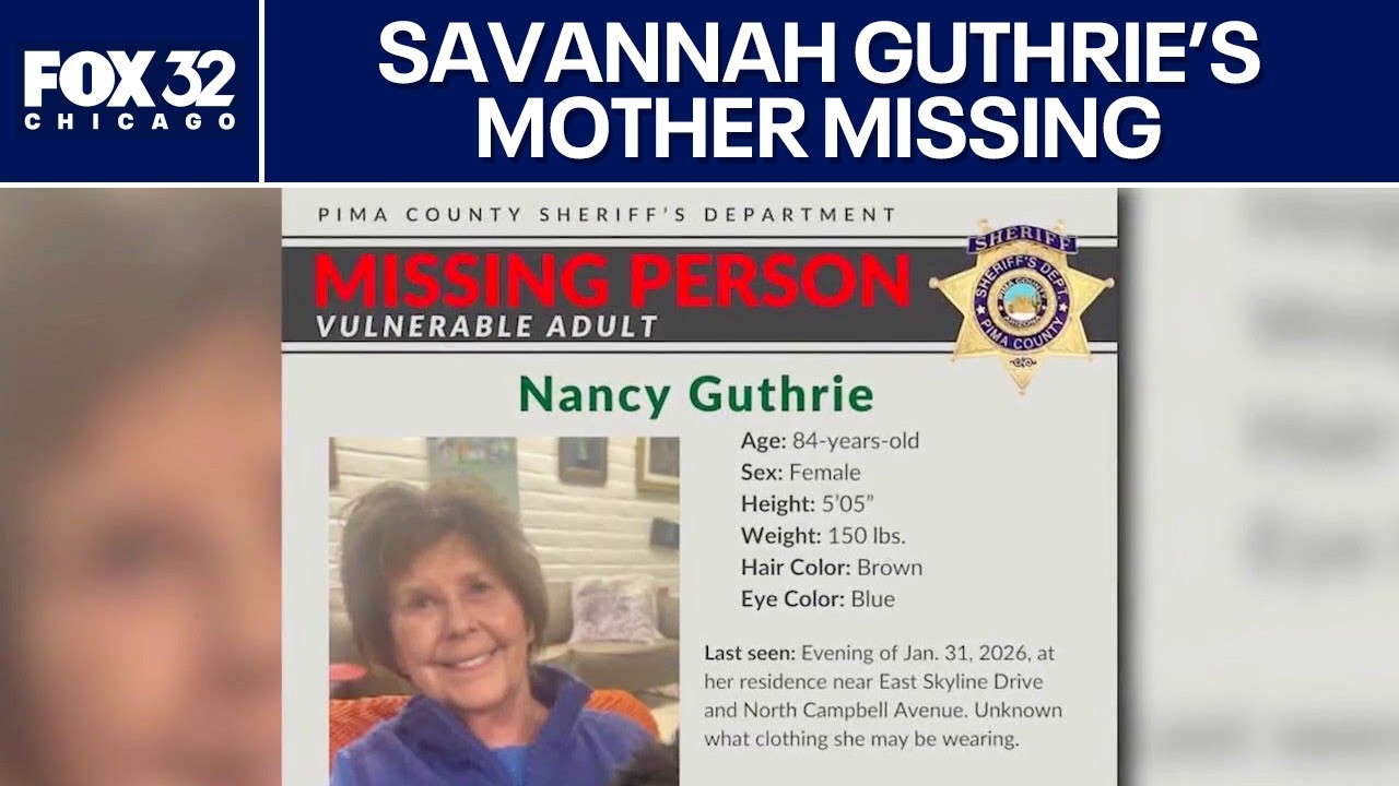 Savannah Guthrie’s mother missing as authorities call home a crime scene