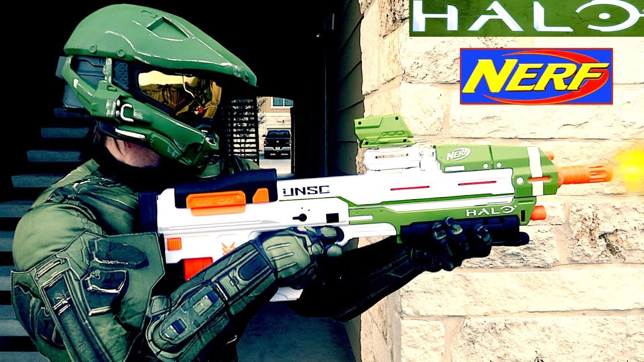 New HALO NERF GUN with MASTER CHIEF