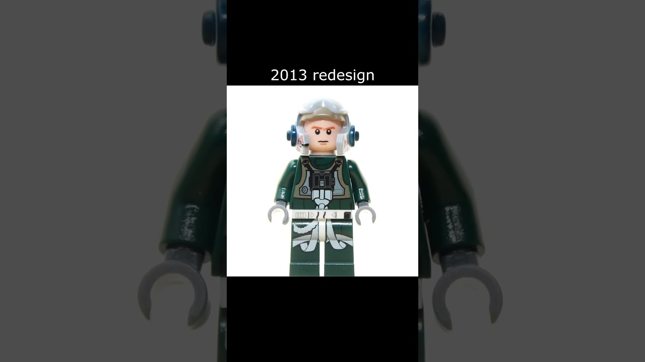 LEGO A-wing pilot Minifigure Evolution