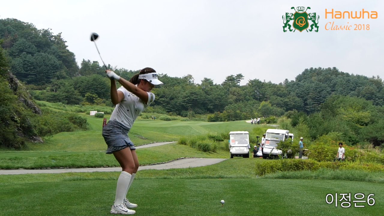 [이게 진짜 스윙!] 이정은6, 핫식스처럼 화끈한 드라이버 샷