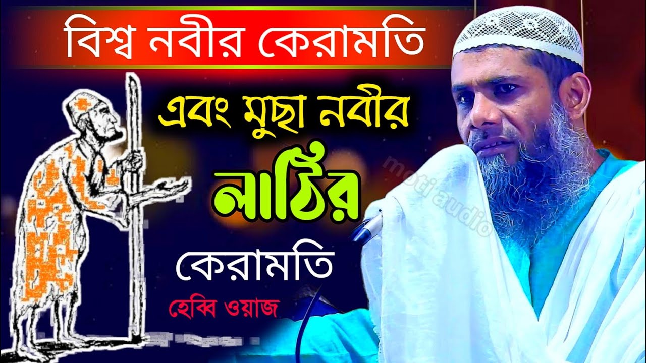 মুছা নবীর লাঠির কেরামতি | Sahanur Alam Waz | bangla waz | sahanur alam jalsa 2022 | waz | oag