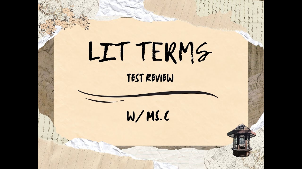 Lit Terms Test Review | E2H | 2025