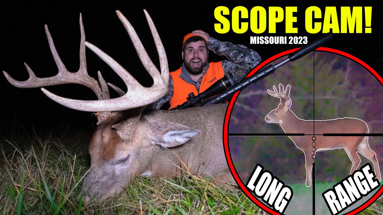 300 YARD SCOPE CAM | HUGE BUCK DOWN!