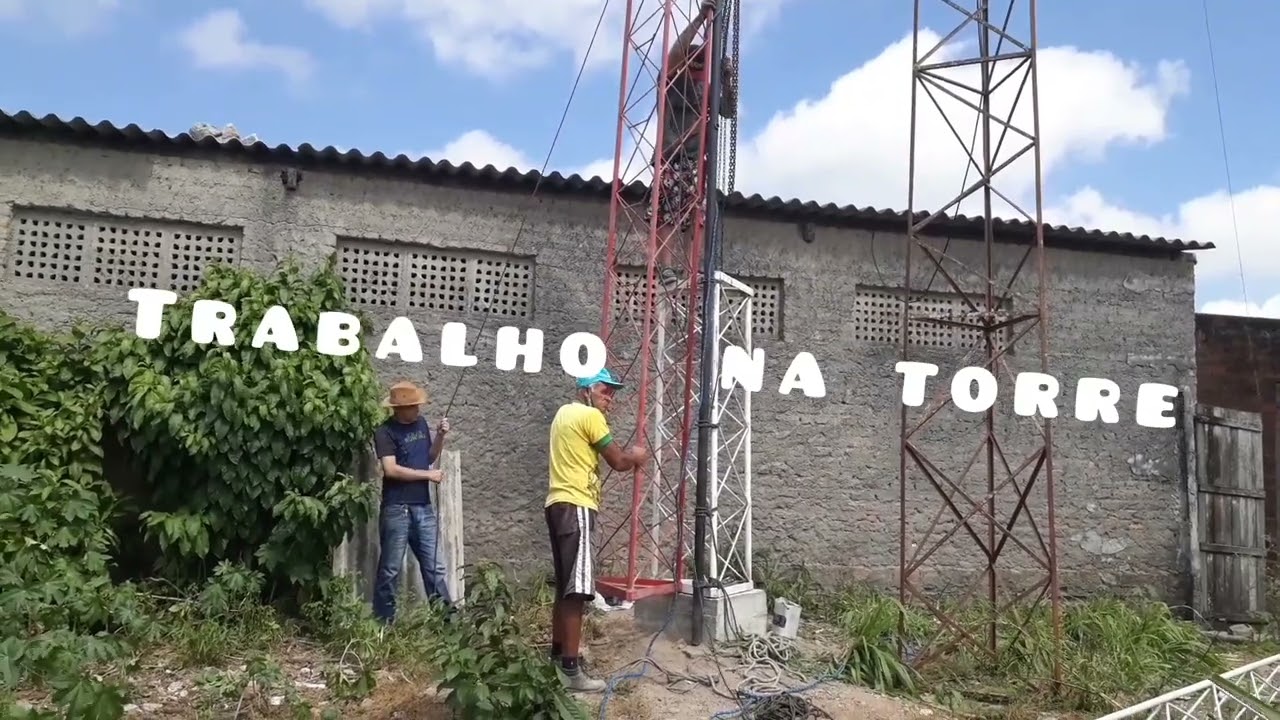 MONTAGEM DA NOVA TORRE, DA RADIO GUARANY FM