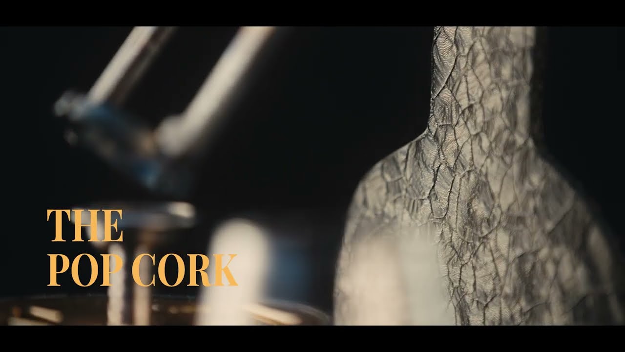 The Pop Cork Matt Black / Heated Port Tong - The Pop Cork Noir Mat / Pince &agrave; Porto