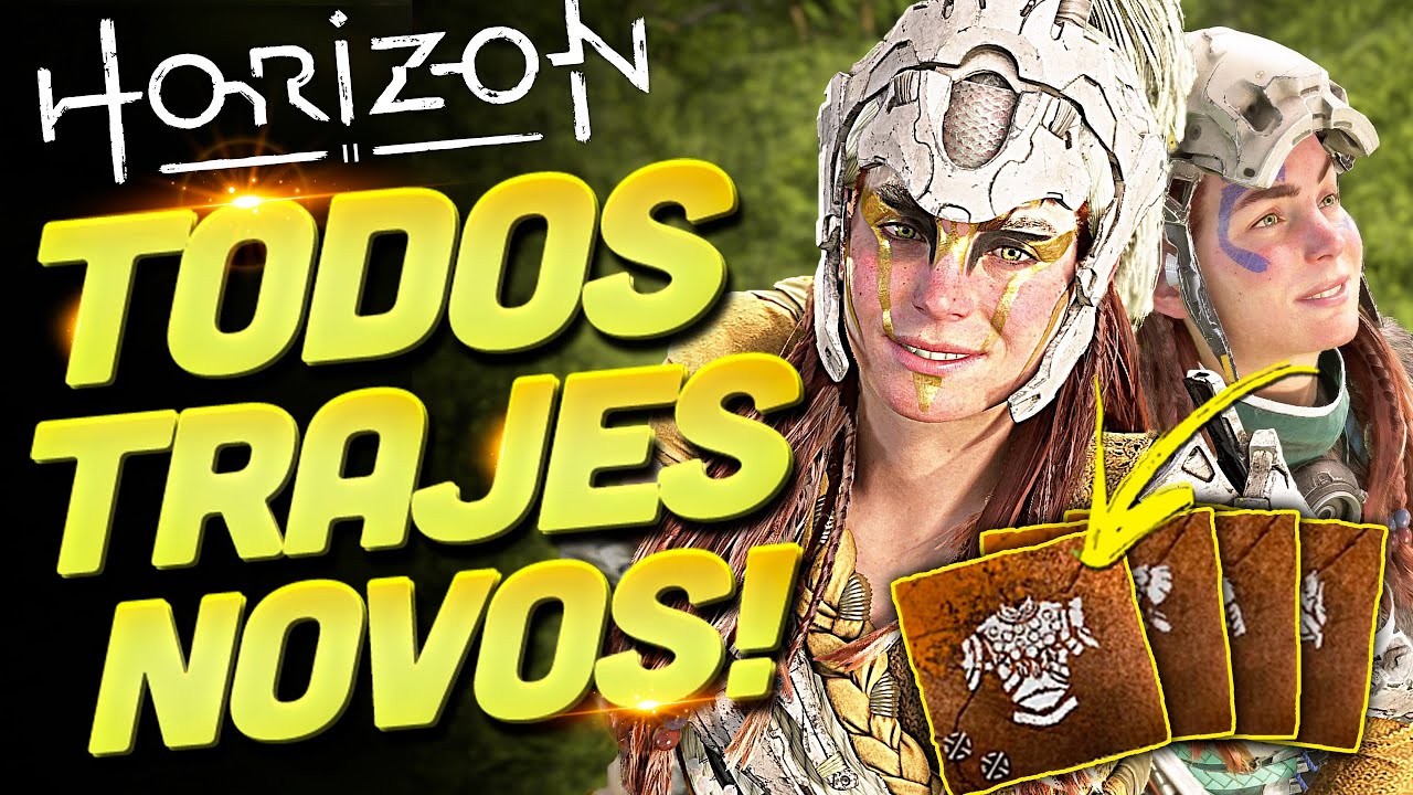 Conheça OS NOVOS e INCRÍVEIS Trajes LENDÁRIOS de Horizon Forbidden West | DLC Burning Shores