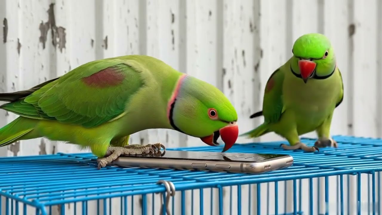 Talking Parrot Greeting Baby Parrot | Cute Natural Bird Sounds