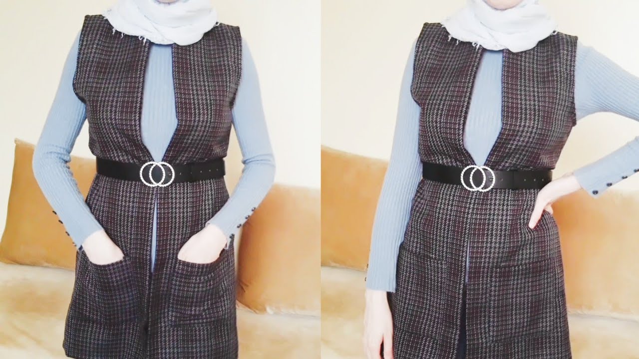 خياطة جيلي للخريف موديل رائع//Sew dress for autumn