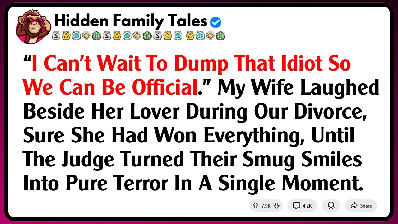 “I Can’t Wait To Dump That Idiot So We Can Be Official.” My Wife Laughed Beside Her Lover During...