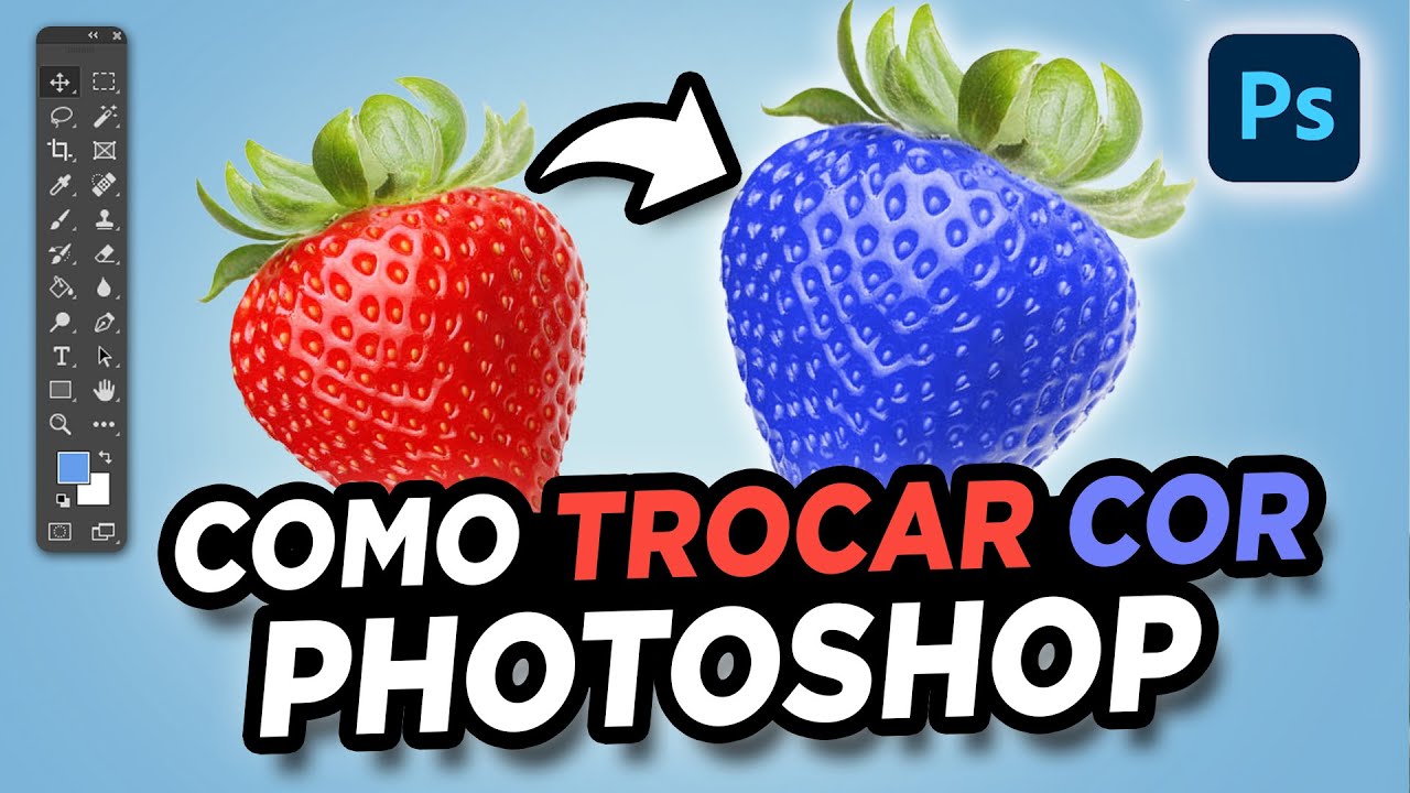COMO MUDAR COR DE OBJETOS  - 21 SEG PHOTOSHOP PARA INICIANTES