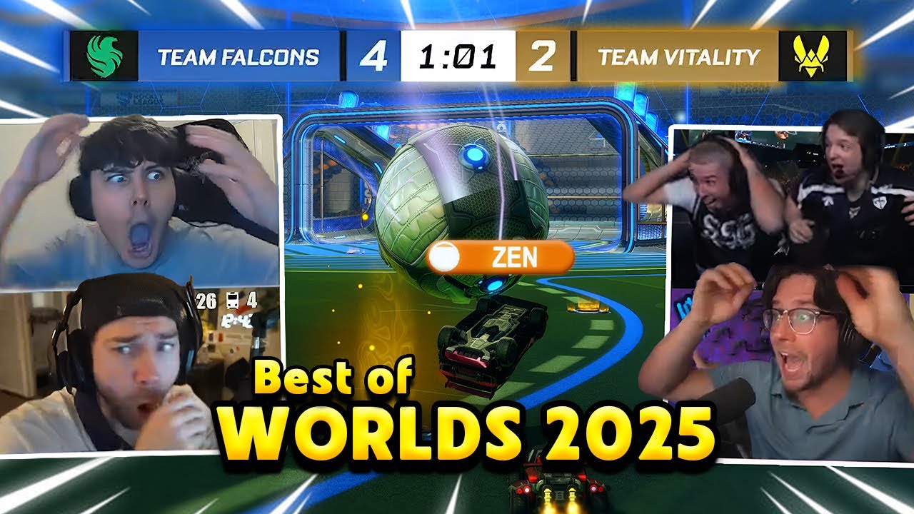 Streamers React To The BEST MOMENTS OF RLCS WORLD CHAMPIONSHIP 2025! $1,200,000 TOURNAMENT!