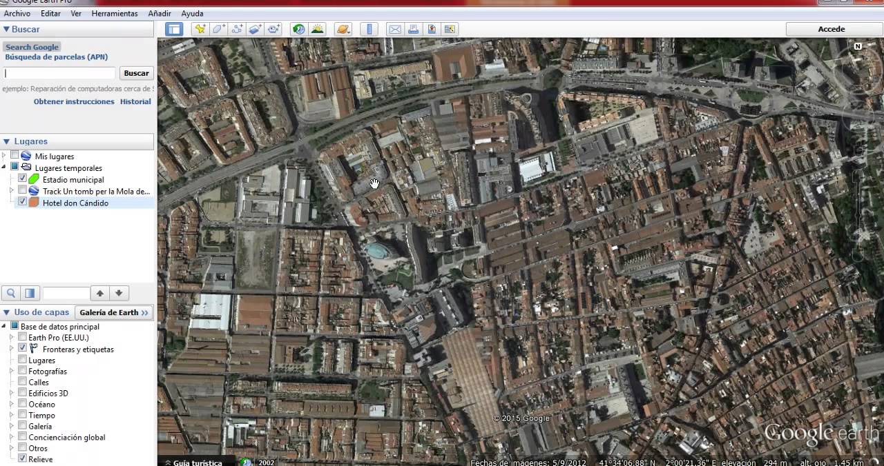 Crear polígonos y rutas en Google Earth