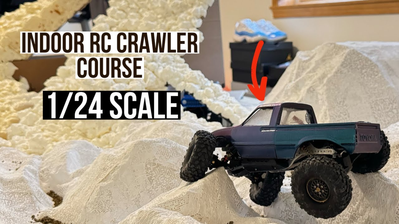 SCX24 INDOOR RC CRAWLER COURSE GUIDE/EVERYTHING YOU NEED!!!