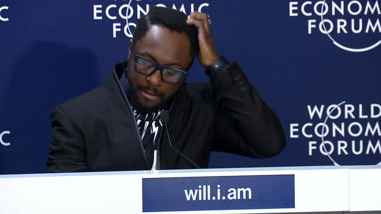 Davos 2015 - Press Conference with Will.i.am