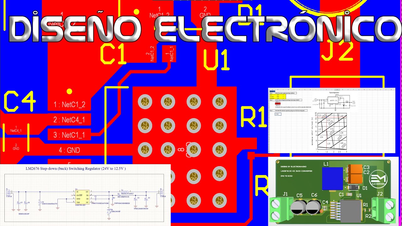Diseño electrónico y PCB| DC-DC BUCK Converter| Tutorial de diseño | Altium Designer