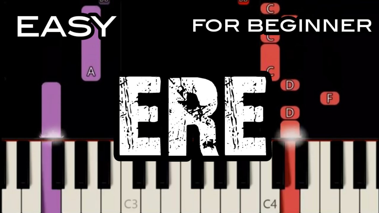 ERE ( LYRICS ) - JUAN KARLOS | SLOW & EASY PIANO