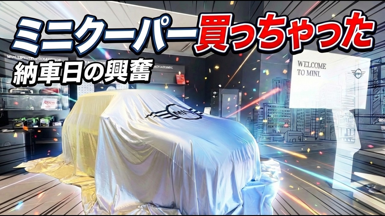 【開封動画】ミニクーパー買っちゃった