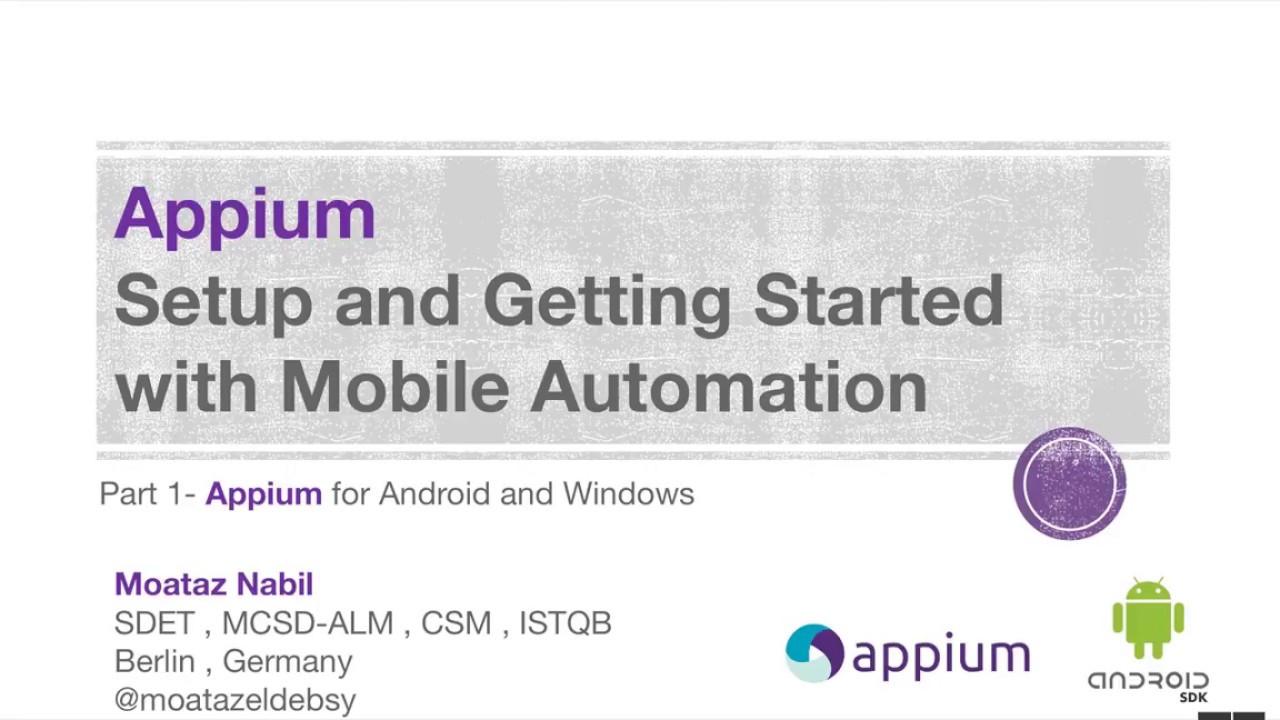 [Arabic Video] - Appium Setup - Part 1