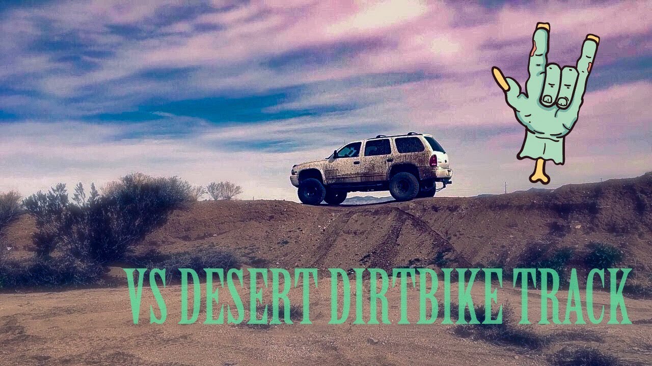 $300 1999 Dodge Durango vs desert dirt bike track.