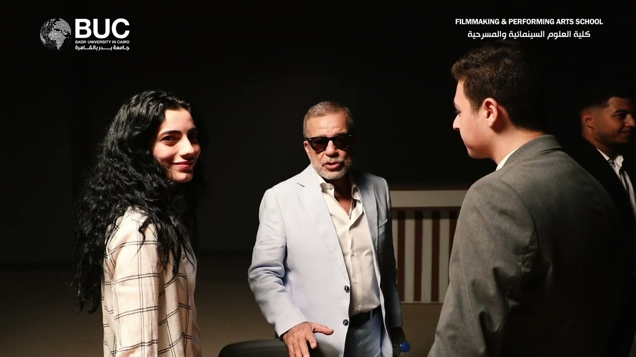 جولة النجوم داخل كلية السينما والمسرح - افتتاح الدورة الثانية من مهرجان سينما جامعة بدر