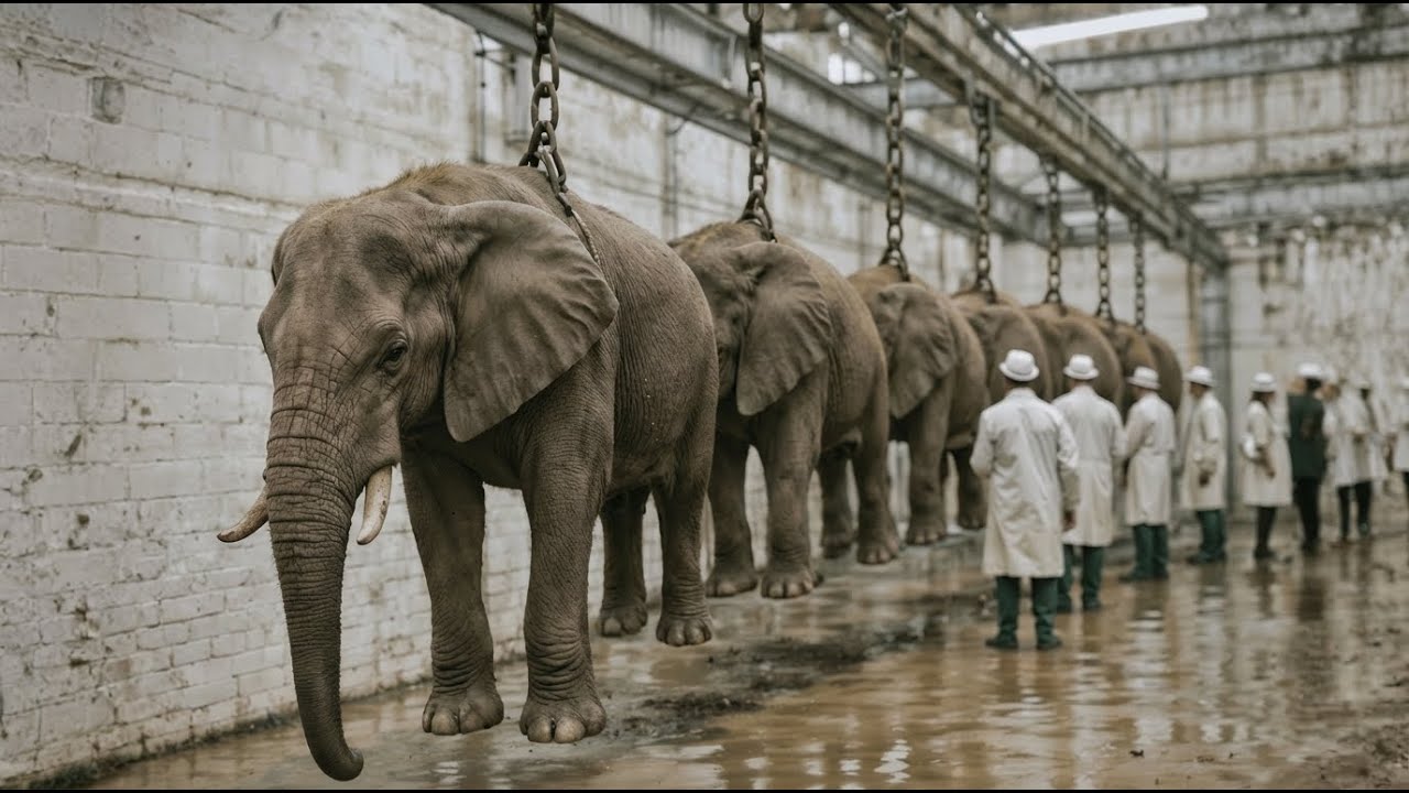 Inside the Elephant Leather Factory | Shocking Production Secrets | full process