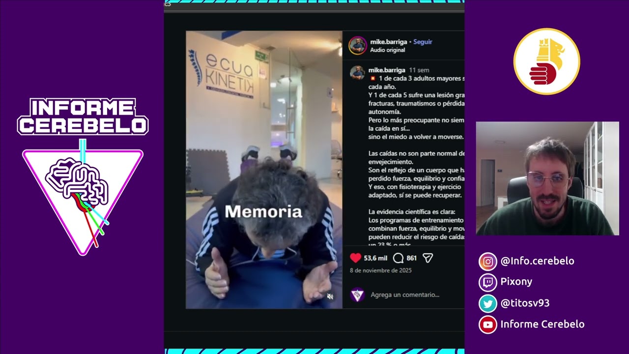 CHARLAS, CAIDAS y EXPERIMENTOS. Informe Cerebelo 172