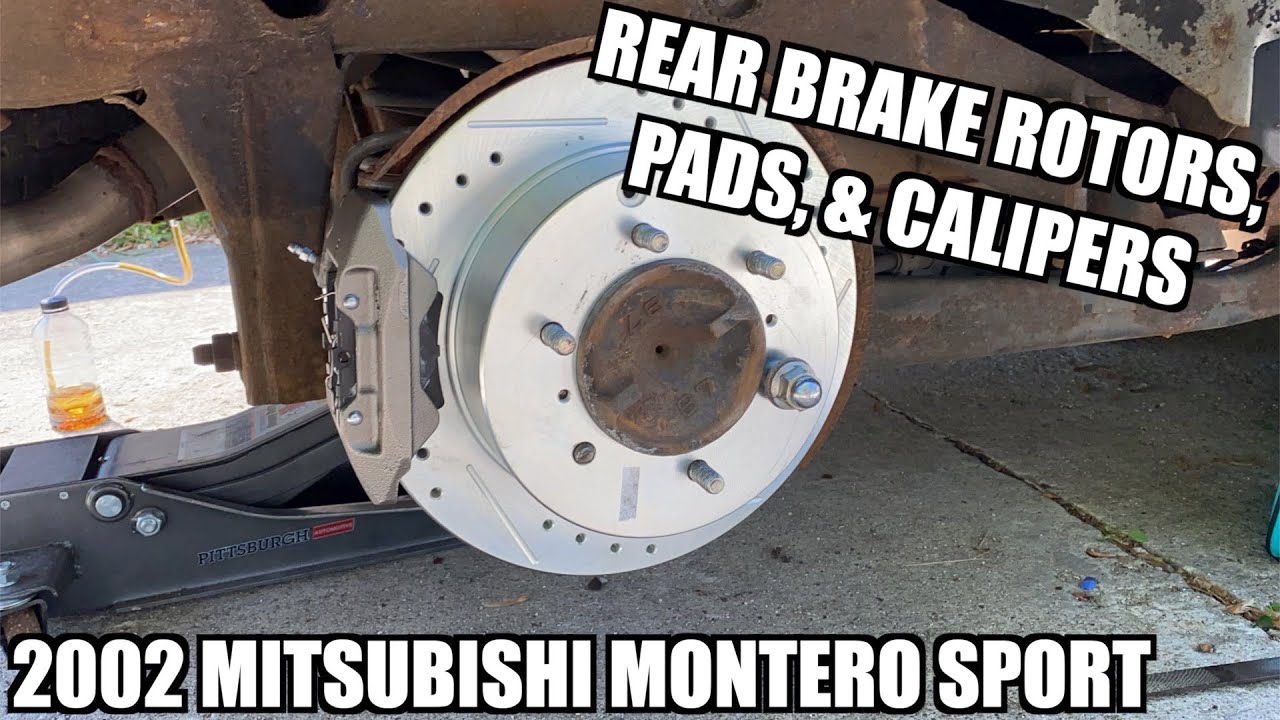 How To: Replace Rear Brake Rotors, Pads, & Calipers on a 2002 Mitsubishi Montero Sport
