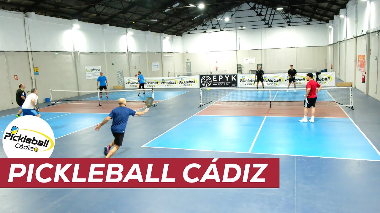Pickleball C&Aacute;DIZ. Pistas Indoor.