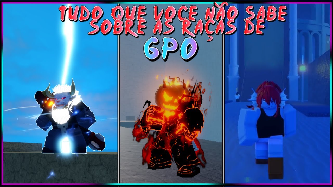 Tudo que você não sabia sobre as raças de GPO | Dicas e Buggs GPO | A melhor raça do jogo é...