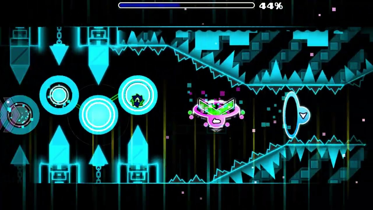 Geometry Dash Forsaken Neon v2 (Insane Demon) by Versu5 Complete