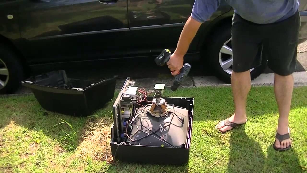 Tutorial: How to recover copper from old TV's
