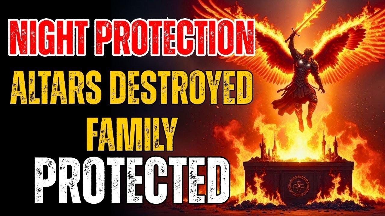 ⚔️ Sleep peacefully tonight: the fire of God BURNS every altar against your family