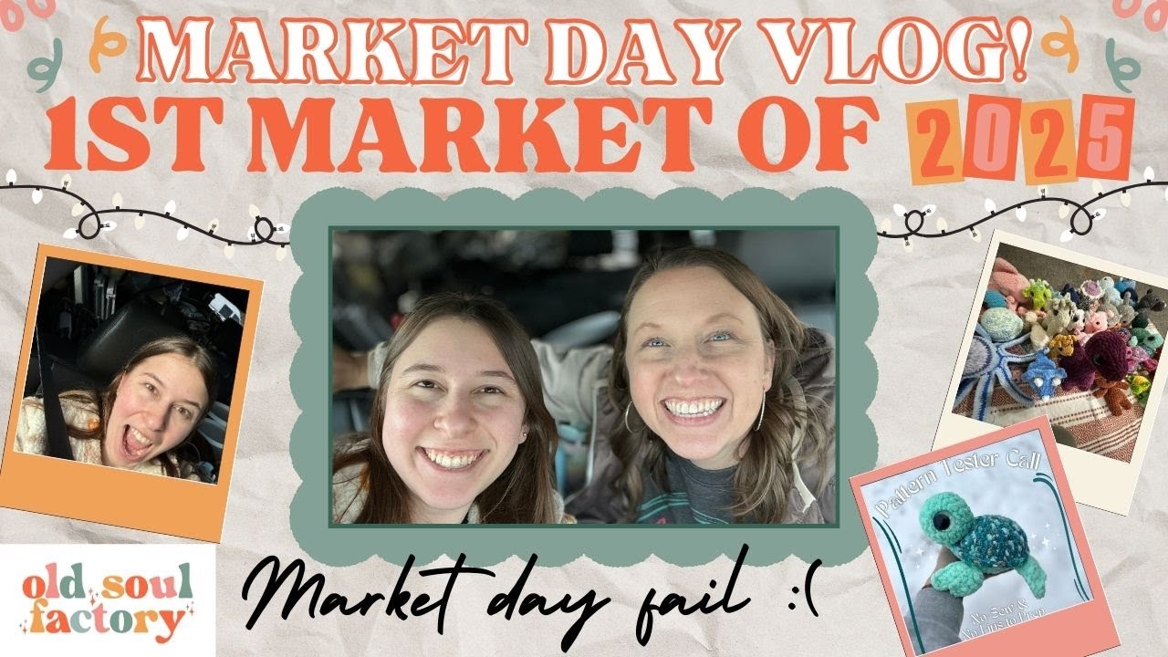 🌟CROCHET MARKET DAY - MARKET FAIL? - HOW WAS MY MARKET?!