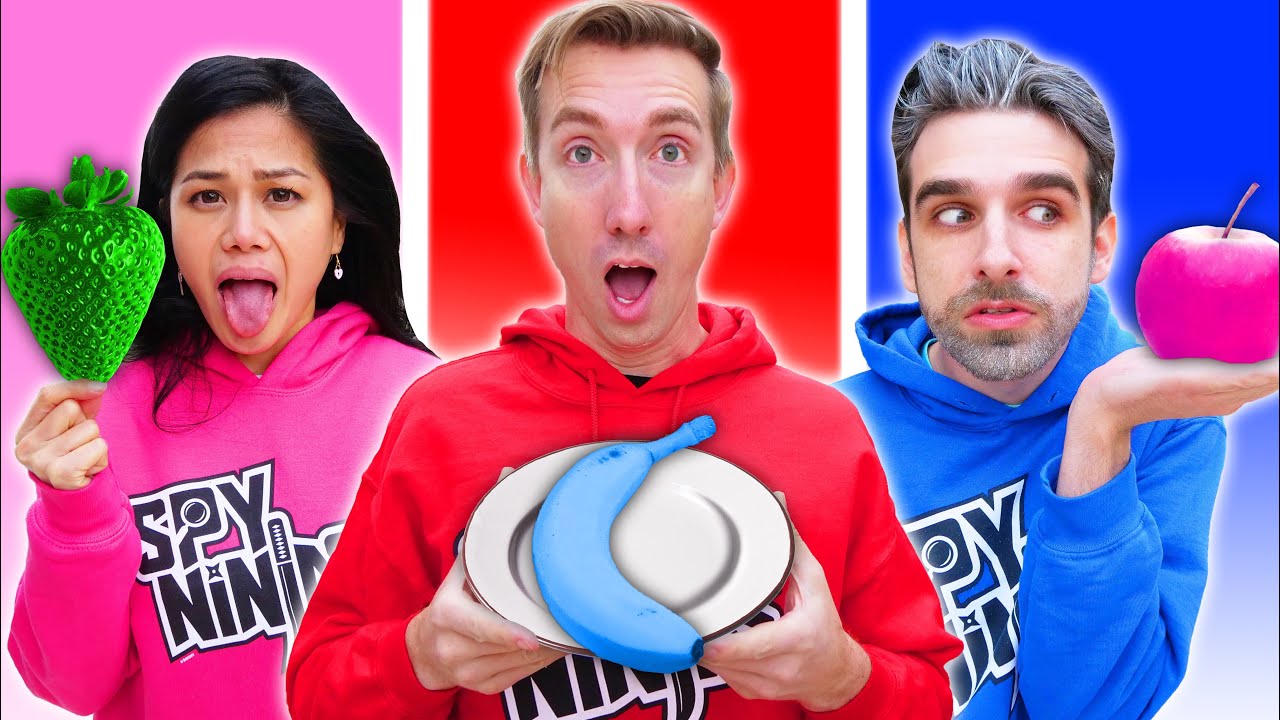 Eating Only ONE Color of Food for 24 Hours! (Rainbow Food Challenge)