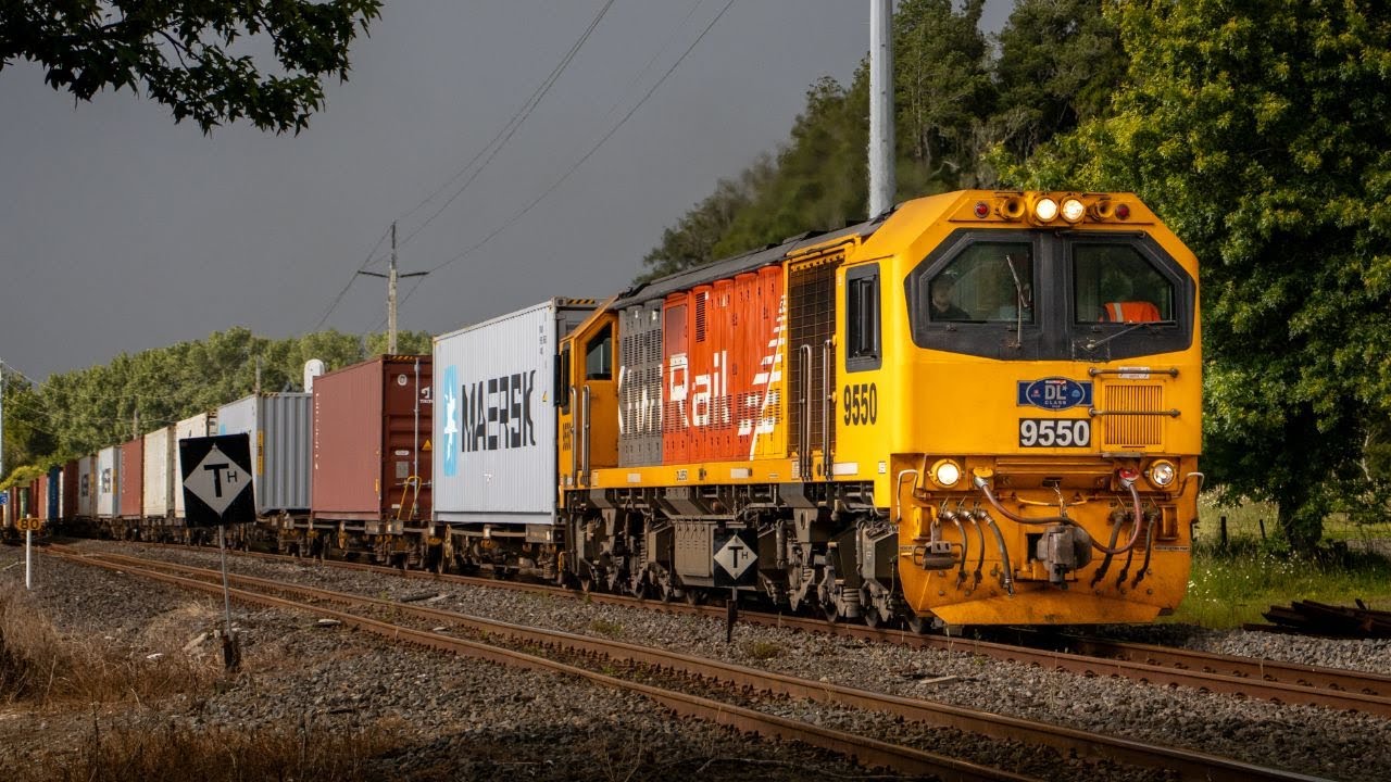 KiwiRail around the Franklin region (4K)